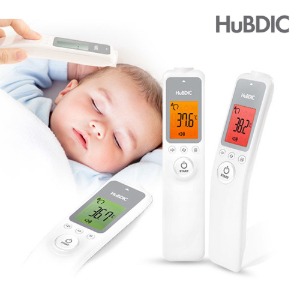 [맘스홀릭 공구/최저가 도전] 비접촉 아기 체온계 휴비딕 써모파인더 플러스 HFS-1000 (AA건전지 2개포함)